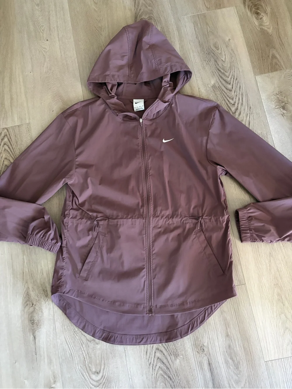 Nike Purple Hooded Windbreaker Lightweight Jacket